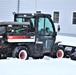 Snow-removal operations at Fort McCoy