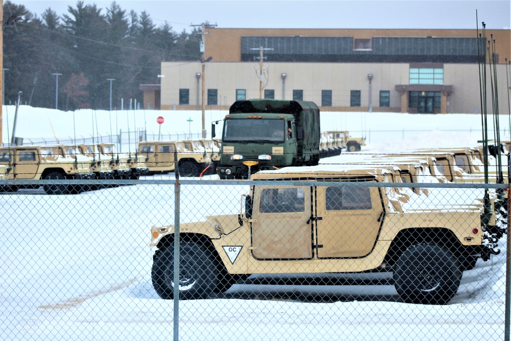 Snow-removal operations at Fort McCoy