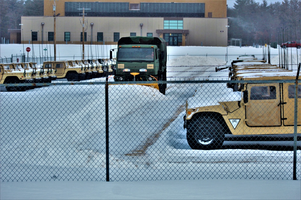 Snow-removal operations at Fort McCoy