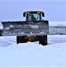 Snow-removal operations at Fort McCoy