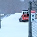 RTS-Maintenance Soldier clears snow at Fort McCoy