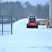 RTS-Maintenance Soldier clears snow at Fort McCoy