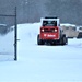 RTS-Maintenance Soldier clears snow at Fort McCoy