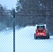 RTS-Maintenance Soldier clears snow at Fort McCoy