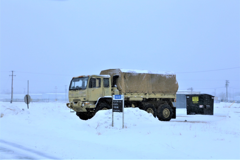January 2022 training operations at Fort McCoy