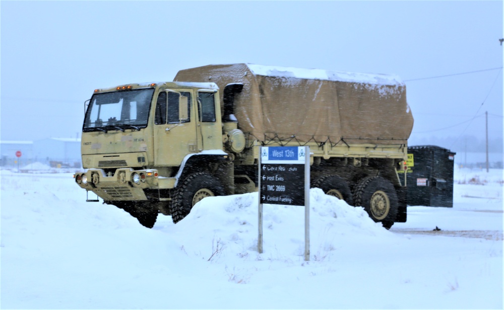 January 2022 training operations at Fort McCoy