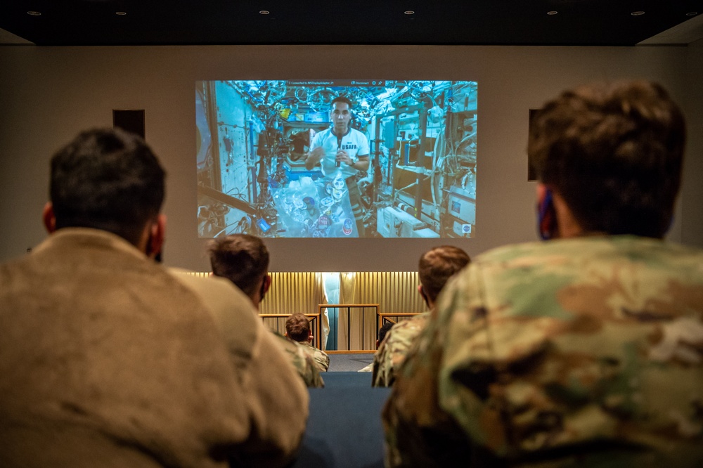 NASA Astronaut Aboard ISS Holds Q&amp;A with USAFA Cadets