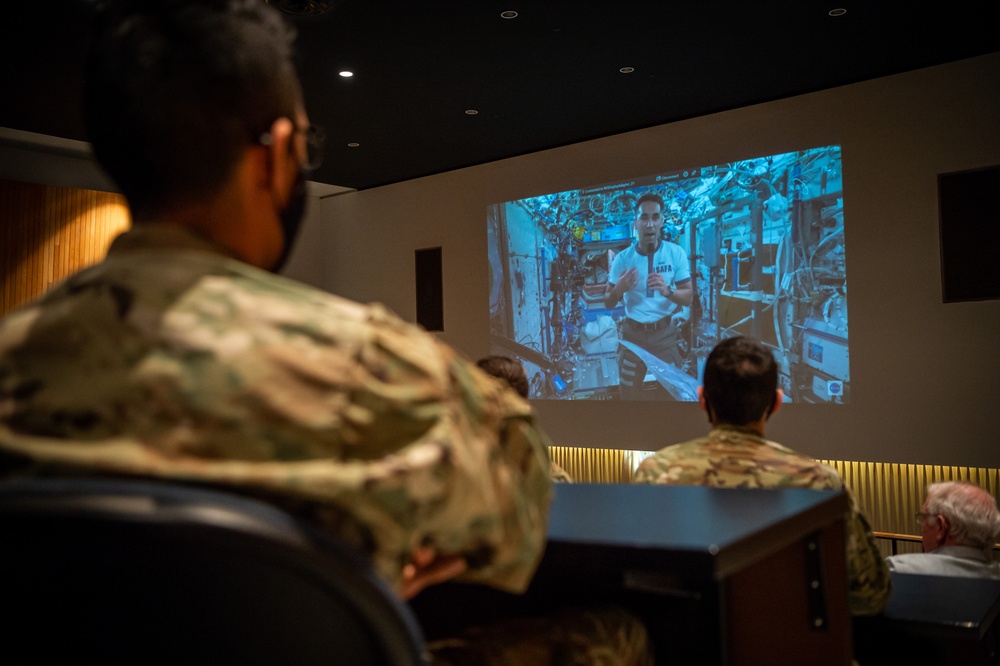 NASA Astronaut Aboard ISS Holds Q&amp;A with USAFA Cadets