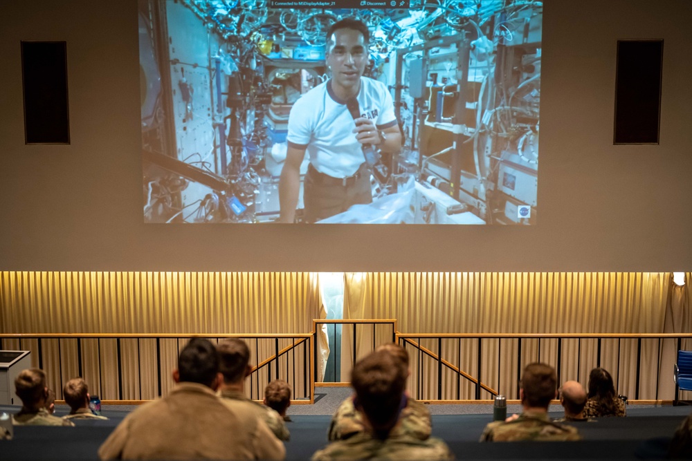 USAFA Cadets Q&amp;A with NASA Astronaut Aboard ISS