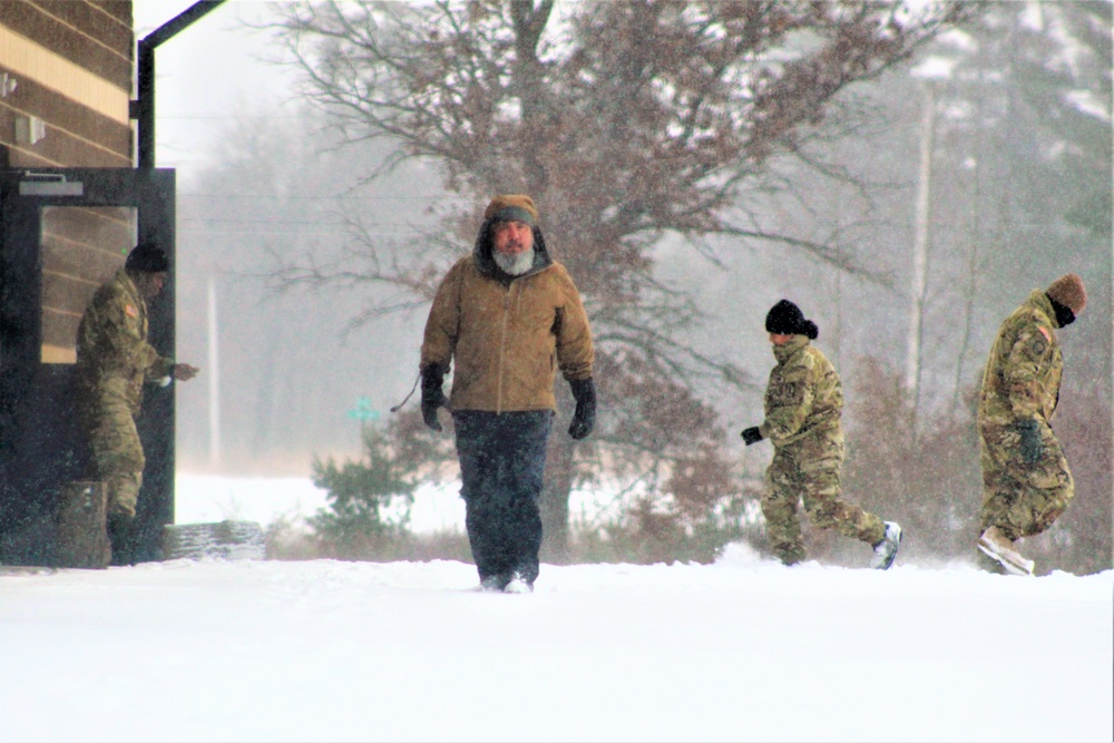 Tent training for CWOC class 22-02 at Fort McCoy