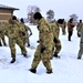 Tent training for Cold-Weather Operations Course class 22-02 at Fort McCoy