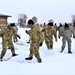 Tent training for Cold-Weather Operations Course class 22-02 at Fort McCoy