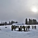 Tent training for Cold-Weather Operations Course class 22-02 at Fort McCoy