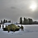 Tent training for Cold-Weather Operations Course class 22-02 at Fort McCoy