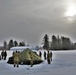 Tent training for Cold-Weather Operations Course class 22-02 at Fort McCoy