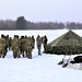 Tent training for Cold-Weather Operations Course class 22-02 at Fort McCoy