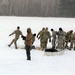 Tent training for Cold-Weather Operations Course class 22-02 at Fort McCoy