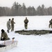 Soldiers learn to build Arctic tents during CWOC training at Fort McCoy