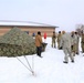 Soldiers learn to build Arctic tents during CWOC training at Fort McCoy