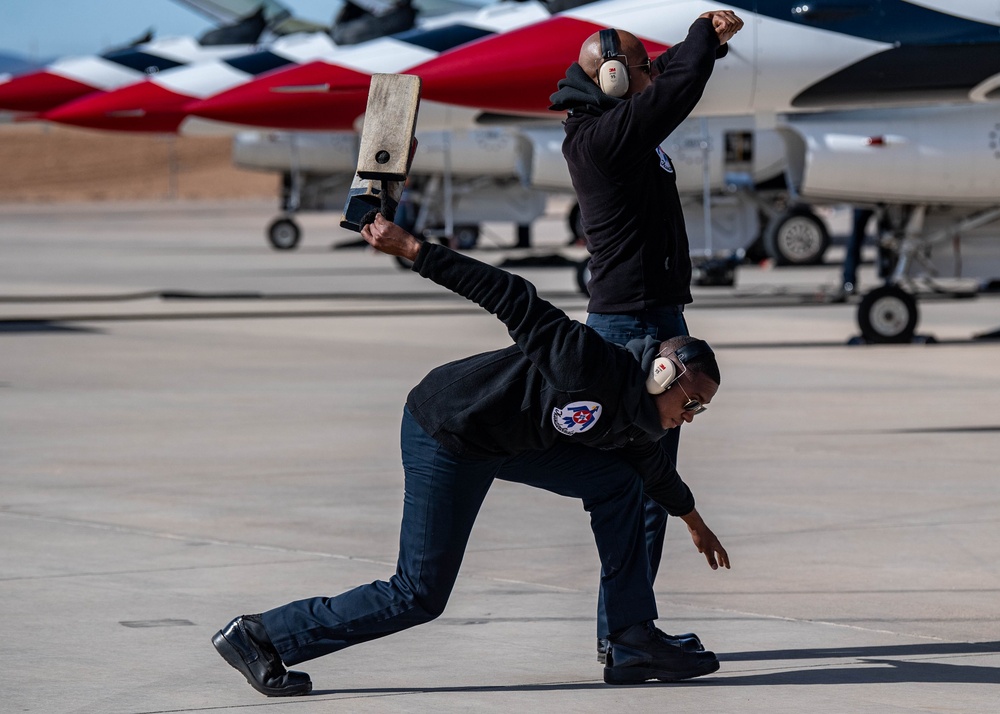 Day 1 in the Books for the Thunderbirds First Winter Training Trip