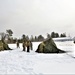 Soldiers learn to build Arctic tents during CWOC training at Fort McCoy