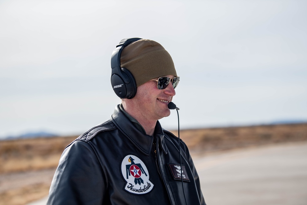 Day 1 in the Books for the Thunderbirds First Winter Training Trip