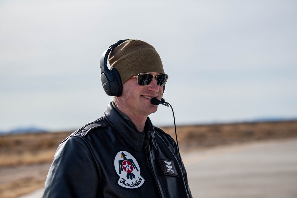 Day 1 in the Books for the Thunderbirds First Winter Training Trip