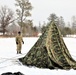 Soldiers learn to build Arctic tents during CWOC training at Fort McCoy