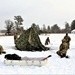 Soldiers learn to build Arctic tents during CWOC training at Fort McCoy