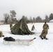 Soldiers learn to build Arctic tents during CWOC training at Fort McCoy