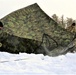 Soldiers learn to build Arctic tents during CWOC training at Fort McCoy