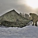 Soldiers learn to build Arctic tents during CWOC training at Fort McCoy