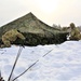 Soldiers learn to build Arctic tents during CWOC training at Fort McCoy