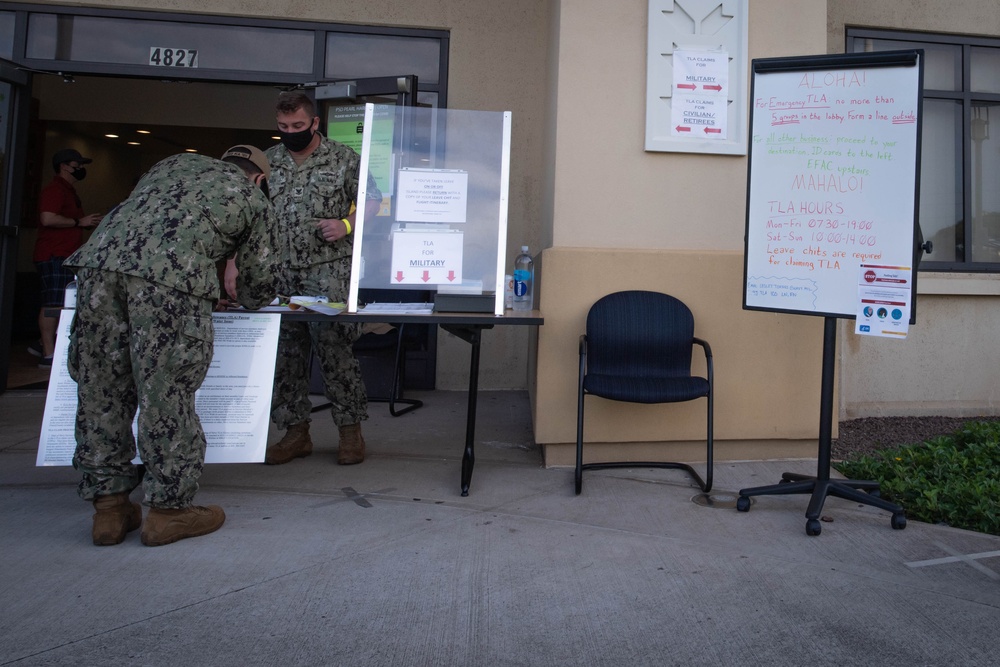 Sailors File for TLA at PSD, Hawaii