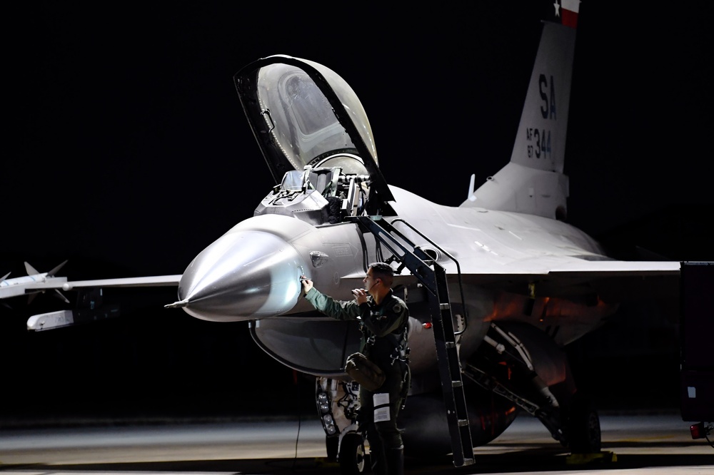 149th FW performs night operations