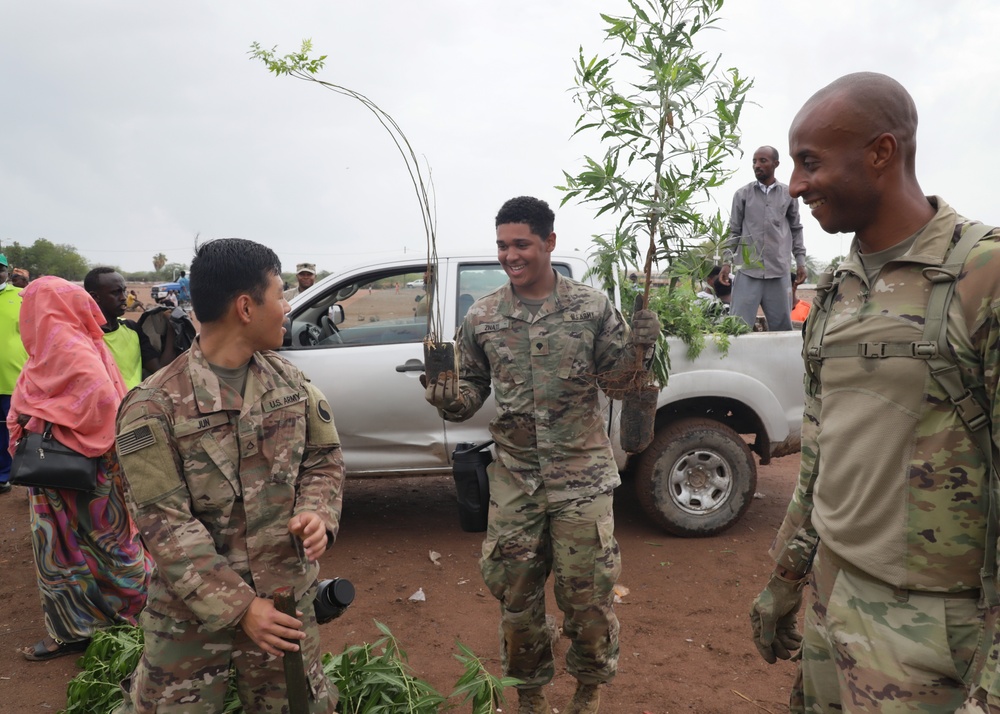 U.S., Italy, Djibouti plant &quot;peace trees&quot; in Damerjog