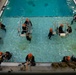 Marines with the 22nd MEU conduct Underwater Egress Training