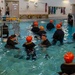 Marines with the 22nd MEU conduct Underwater Egress Training