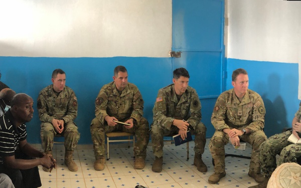 Djibouti regional leaders meet with U.S. military at Chabelley Village