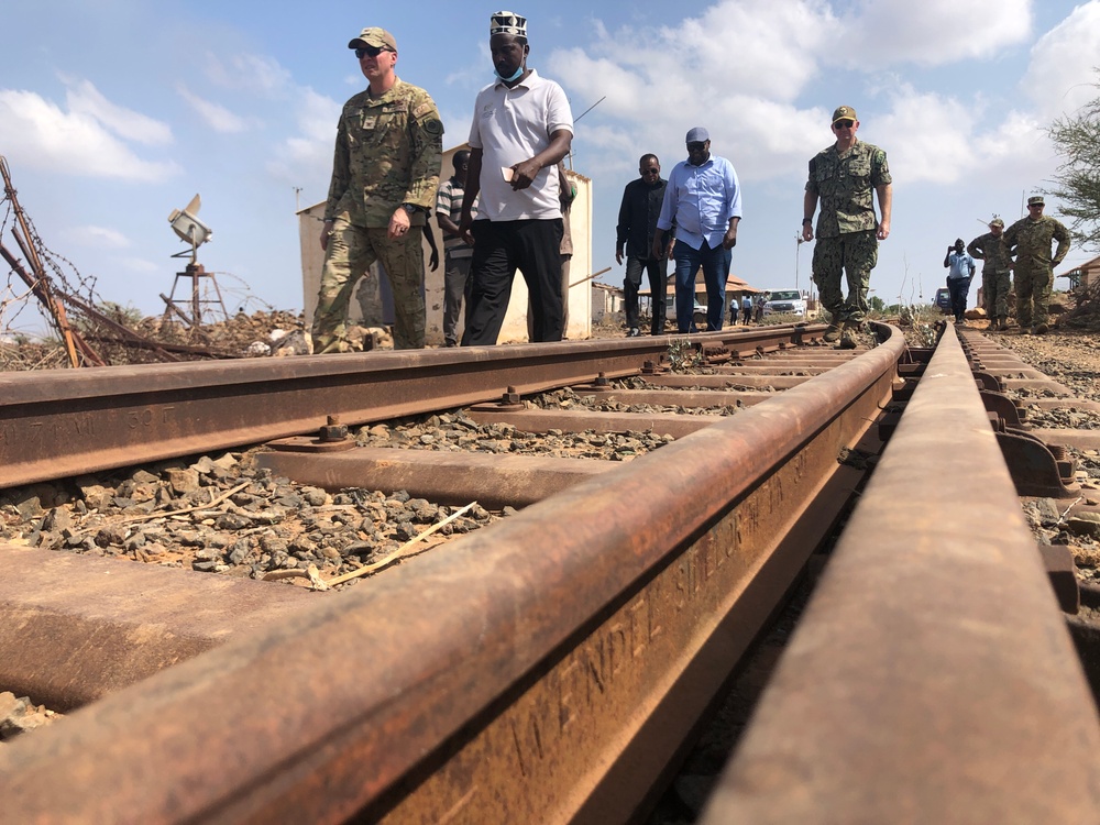 Djibouti regional leaders meet with U.S. military at Chabelley Village