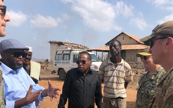 Djibouti regional leaders meet with U.S. military at Chabelley Village