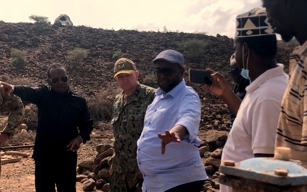 Djibouti regional leaders meet with U.S. military at Chabelley Village