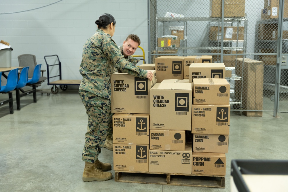 Boy Scouts donate popcorn to troops