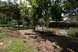 Nashville District conducting Flood Plain Management Services study of Trace Creek in Humphreys County