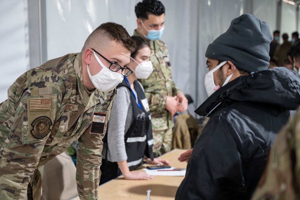 Task Force Liberty guests meet residents from their destinations