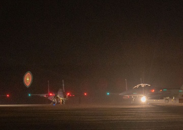 Day and night, eagles fight