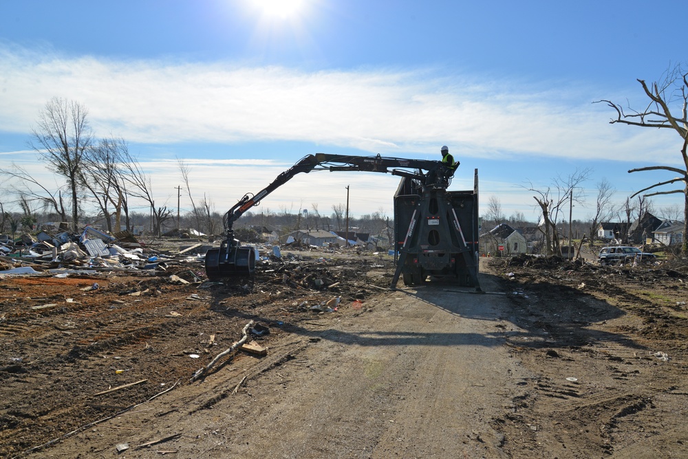 USACE continues debris removal in Graves County