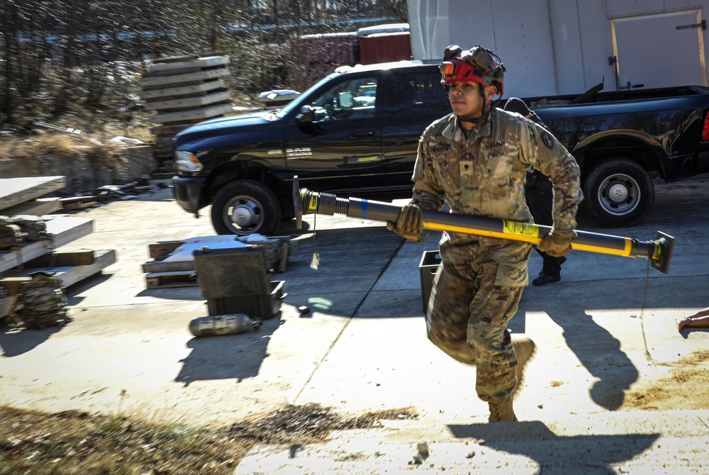 CBIRF Technical Rescue Completes Trench Trainer Training with the 911th Technical Rescue Engineer Company