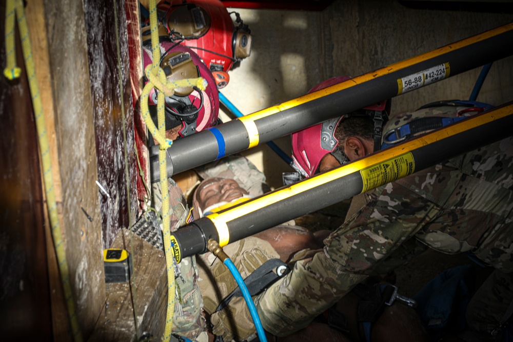 CBIRF Technical Rescue Completes Trench Trainer Training with the 911th Technical Rescue Engineer Company