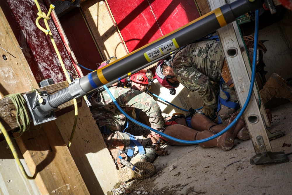 CBIRF Technical Rescue Completes Trench Trainer Training with the 911th Technical Rescue Engineer Company